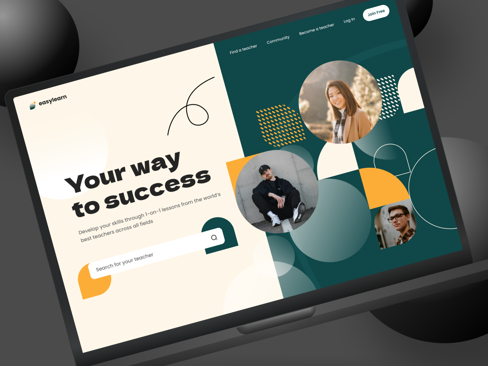 UI Design for educational project. by Timeless Agency on Dribbble