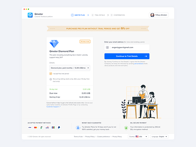 Qmeter Plan Page