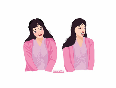 Character in pink cardigan avatar character design characters design digital emotion expression girl illustration mascot raster vector