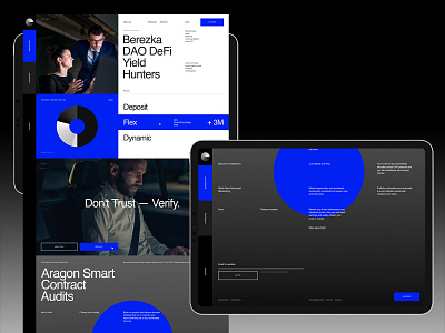 B—DAO design desktop flat fullscreen minimal typography ui ux web website