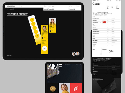 Wemakefab branding desktop flat minimal promo typography ui ux web website
