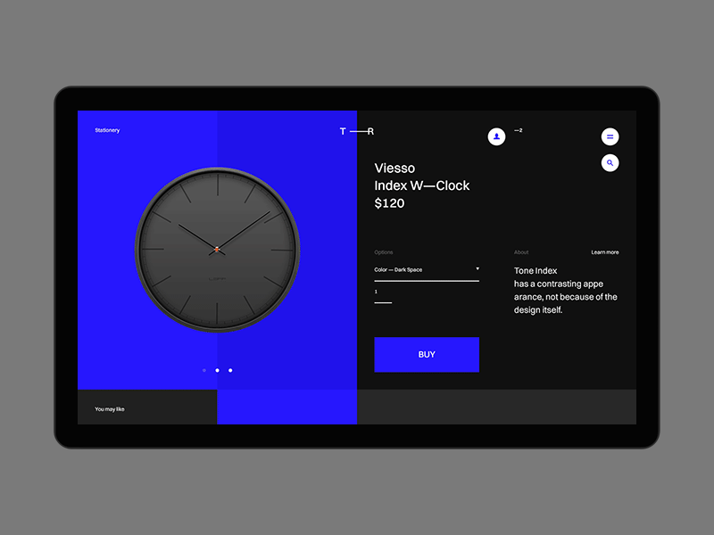 Type Related desktop fullscreen minimal motion portfolio ui ux web website