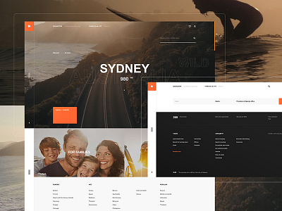 Solncetur clear desktop flat fullscreen grid minimal ui ux web website