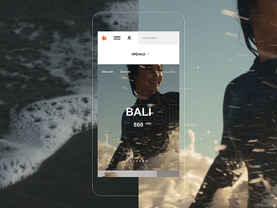 Solncetur clear flat fullscreen grid minimal mobile ui ux web website