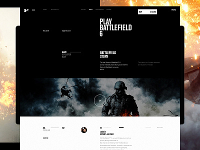 Expload design desktop flat minimal promo typography ui ux web website