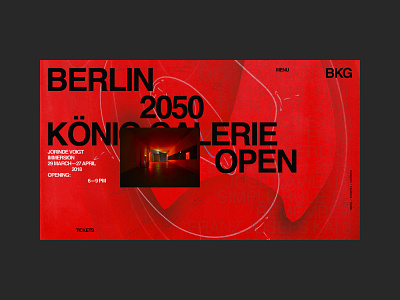 KÖNIG design desktop flat minimal typo typography ui ux web website