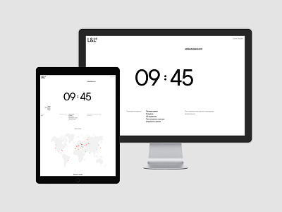 Laguta & Laguta desktop flat minimal portfolio typo typography ui ux web website