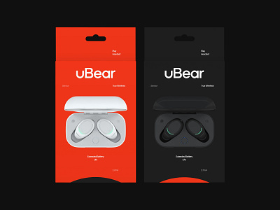 uBear / Package branding design flat identity illustration logo minimal package packaging typography