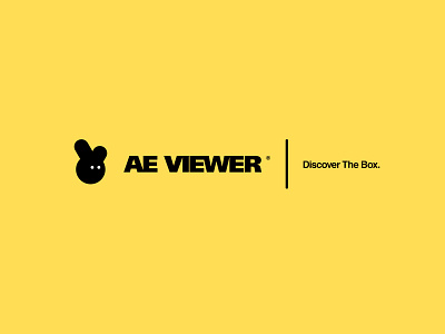 AE Viewer branding character design flat icon logo minimal typo typography vector