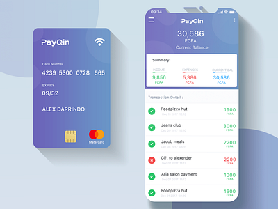 PayQin card pay payment app
