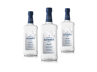 Summit Vodka Packaging design graphic design packaging