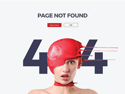 404 idea 404 creative design idea inspiration paint red suprise watercolor website