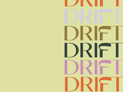DRIFT: eco-friendly swimwear branding app branding design graphic design illustration logo logo design swimwear branding swimwearlogo typography ui vector