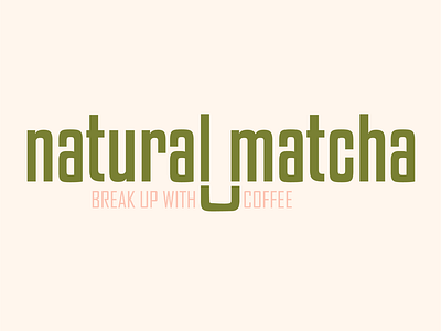 natural matcha: matcha compnay branding identity