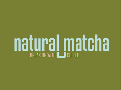 natural matcha: matcha compnay branding identity