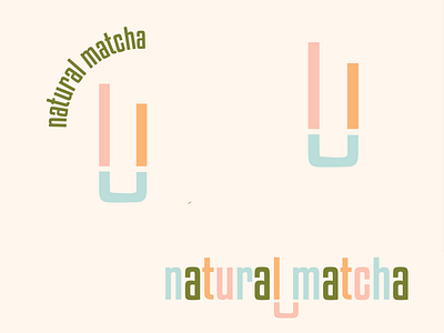 natural matcha: matcha compnay branding identity