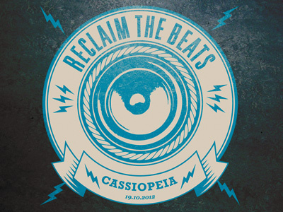 Reclaim The Beats cassiopeia flash illustration speaker