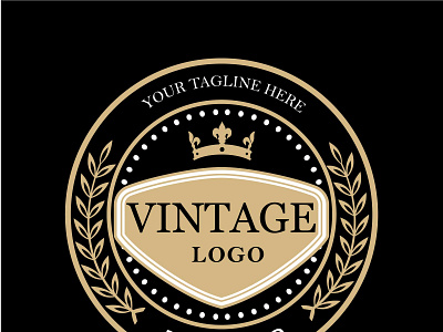 VINTAGE LOGO creative logo logo logo design modern logo unique logo vintage vintage logo