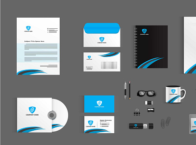 Stationary Design branding design business card design graphic design stationary stationary design stationary design mokup