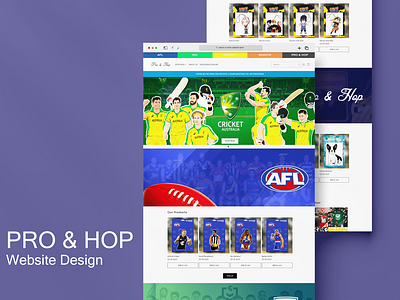 E-commerce Website UI UX Design: PRO & HOP