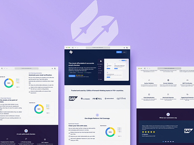 Landing Page Design for Software Company
