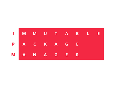 IPM - Immutable Package Manager javascript logo