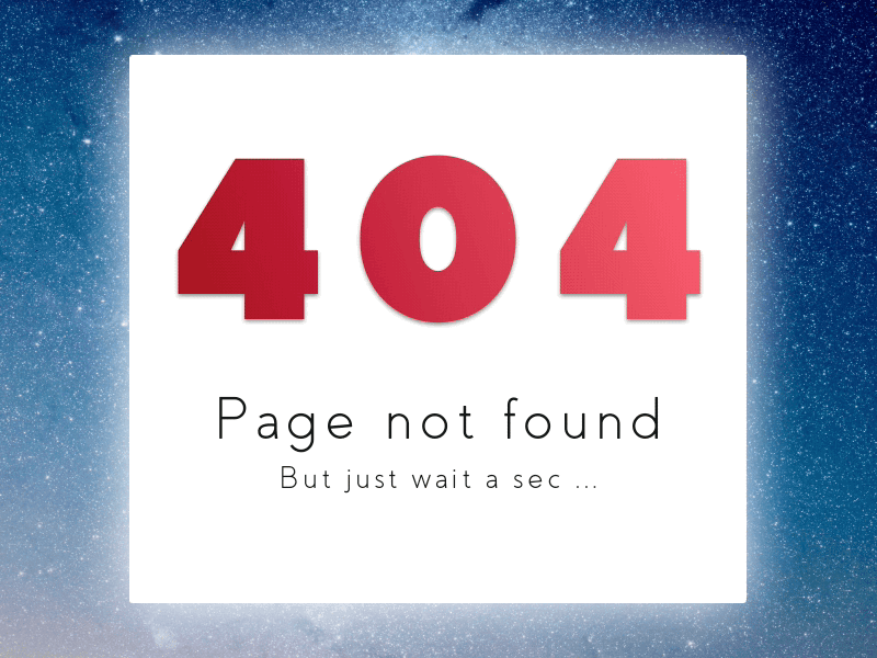 404 Page 08 404 404 page animation challenge dailyui gif interaction man in black principle