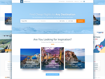 Flight Booking Landing Page