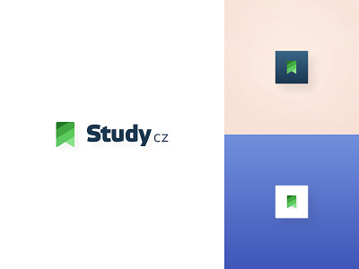 Study.cz | Logo before and after branding courses learning logo logo design logomark logotype logotype design redesign study study.cz