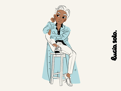 Long coat colour character illustration editorial illustration fashion illustration flat color illustration flat colors flat colour illustration flat colours illustration man illustration minimal illustration