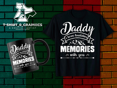 ➤ Father's day Typography T-shirt Design