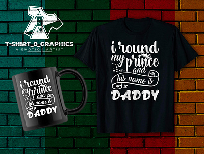 ➤ Father's day Typography T-shirt Design branding custom logo