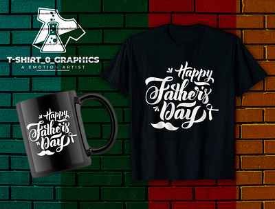 ➤ Father's day Typography T-shirt Design custom