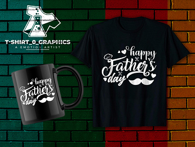 ➤ Father's day Typography T-shirt Design custom