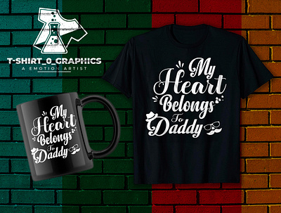 ➤ Father's day Typography T-shirt Design custom