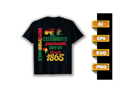 Juneteenth T-shirt Design