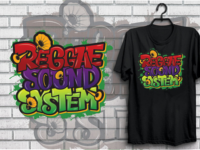 Graffiti artistic T-shirt design