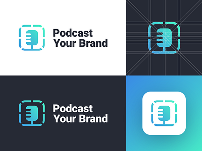 Podcast Your Brand - Logo Design Concept (for sale)