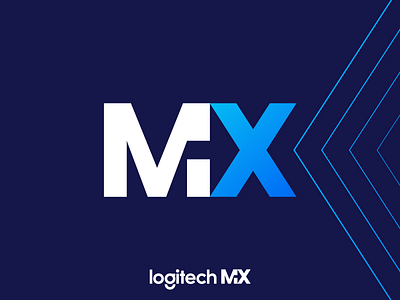 Logitech MX branding corporate design identity logitech logo logo design logo designer logotype m x letter symbol