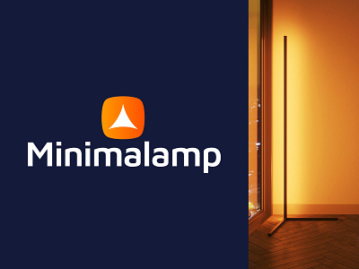 Minimalamp - Logo Design Concept brand design brand identity branding clean corporate icon identity lamp smart tech minimalist led light gradient logo logo design logo designer logotype mark symbol icon media tech digital minimal minimal logo smart logo symbol warm colors