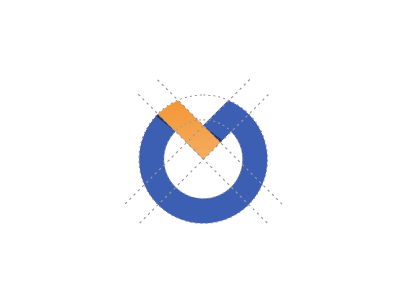 Meraki Logo blue branding clean corporate g group letter logo m