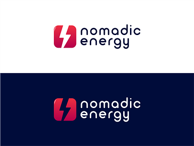 Nomadic Energy energy logo symbol unused