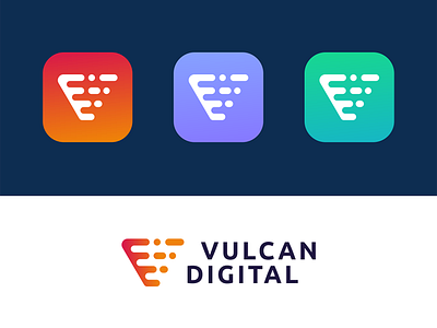 Vulcan Digital Logo Design