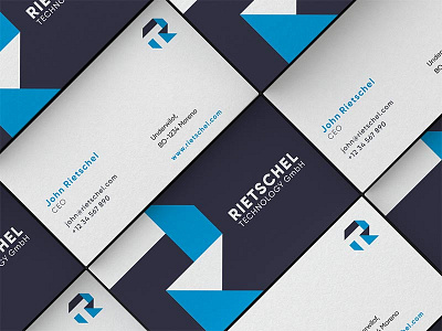 Riets Logo Design and Business Card app branding corporate design development icon identity layer letter letters logo logo design logo designer logotype mark symbol tech typography