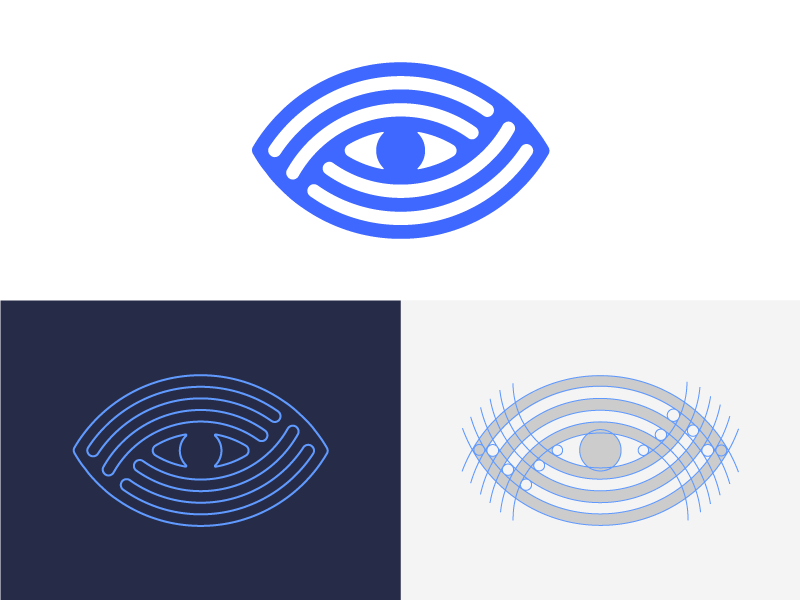 Eye Logo Design Exploration nice monogram corporate app digital media tech tech identity logotype logo design logo designer designer clean human medical vector symbol design icon branding logo