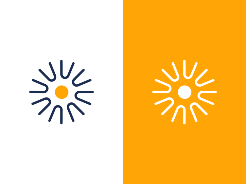 Solar Logo Design by Eugene on Dribbble