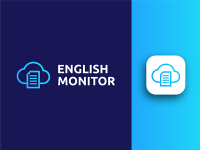 English Monitor - Logo Design