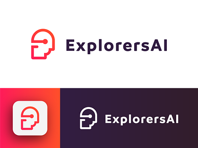 ExplorersAI - Logo Design Exploration by Eugene MT on Dribbble