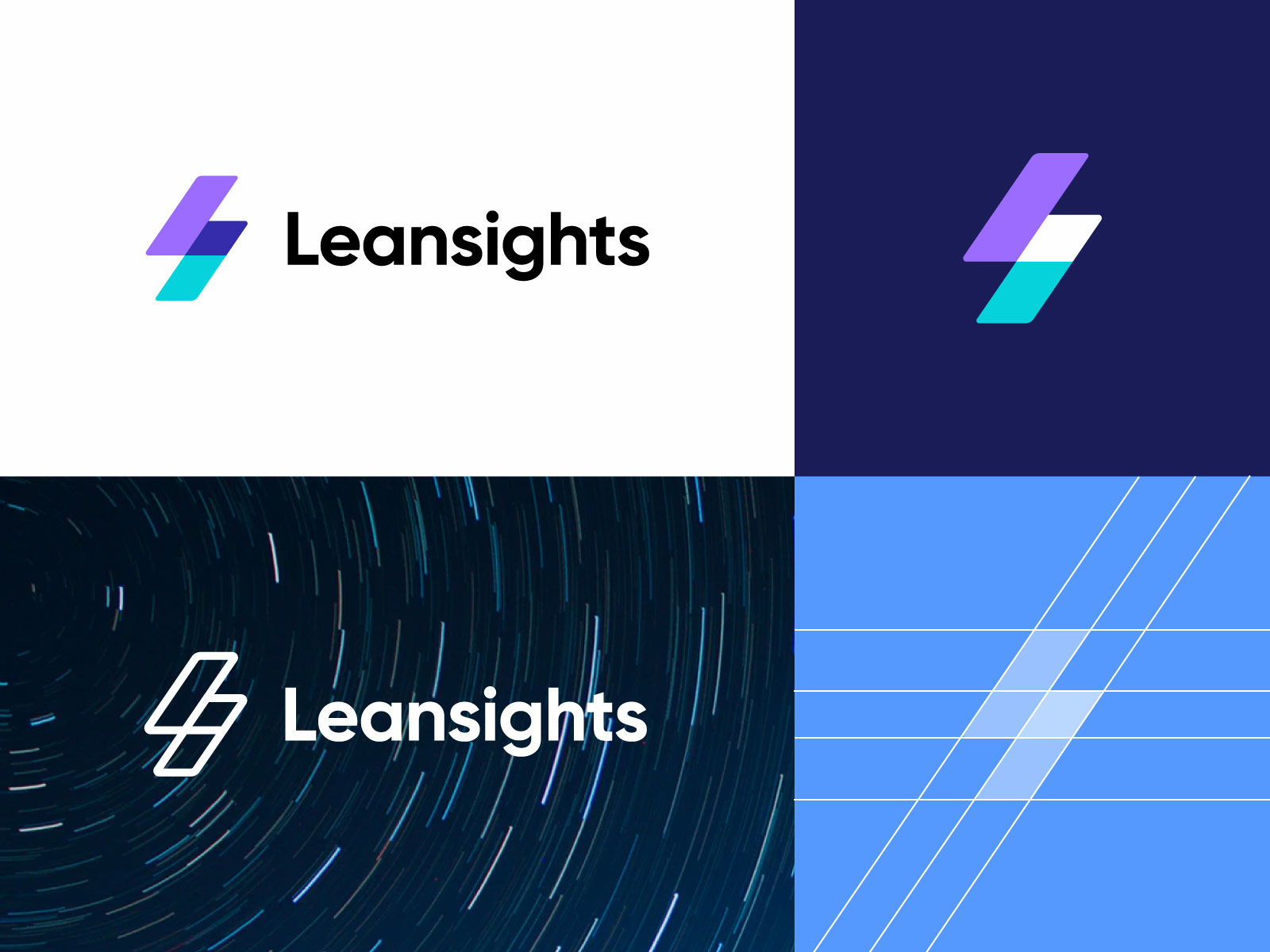 Leansights - Logo Design Variations (for sale) by Eugene MT on Dribbble