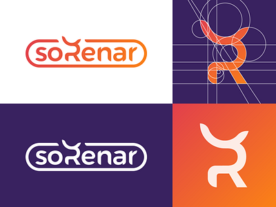 soRenar - Logo Design Concept branding clean corporate deer reindeer animal nature eco design gradient icon identity letter letters logo logo design logo designer logotype mountain ecological nice symbol typography wordmark wordmark logo